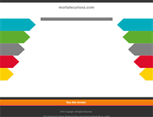 Tablet Screenshot of mortalecurioso.com
